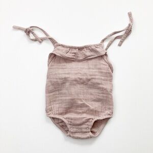 Jamie Kay tie romper 3-6m